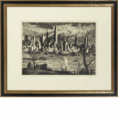 Lot 157 - William McNulty AFTER THE STORM Etching and...