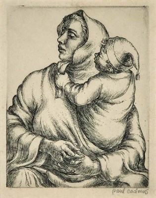 Lot 16 - Paul Cadmus MOTHER AND CHILD (D. 37) Etching,...