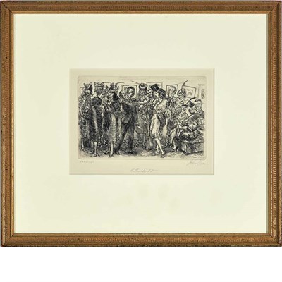 Lot 257 - John Sloan A THIRST FOR ART (M. 306) Etching,...