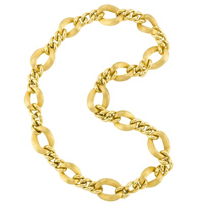Lot 181 - Gold Link Necklace, Henry Dunay