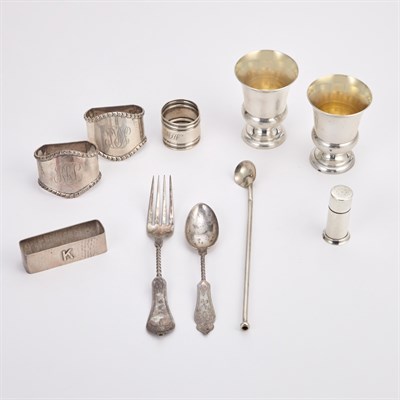 Lot 318 - Miscellaneous Group of Sterling Silver...