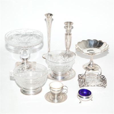 Lot 418 - Group of Sterling Silver Table Articles...