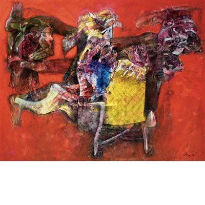 Lot 100 - Ramon Oviedo Dominican, b. 1927 Colombinos...
