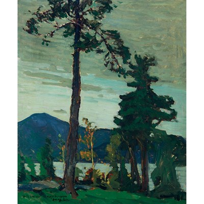 Lot 78 - Jonas Lie American/Norwegian, 1880-1940 Trees...
