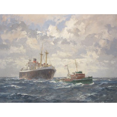 Lot 104 - Norman Wilkinson British, 1878-1971 The...