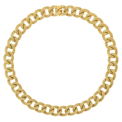 Lot 3407 - Gold Link Necklace, Mauboussin, France
