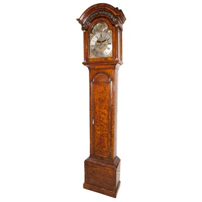 Lot 332 - George III Burrwood Tall Case Clock John...