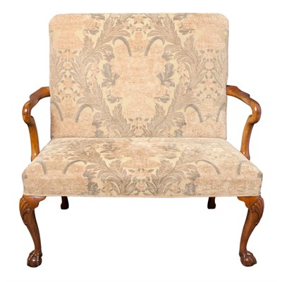 Lot 314 - George I Style Walnut Settee Length 42 inches.