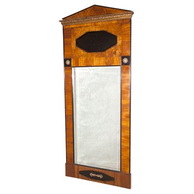 Lot 188 - Biedermeier Burrwood and Part Ebonized Pier...