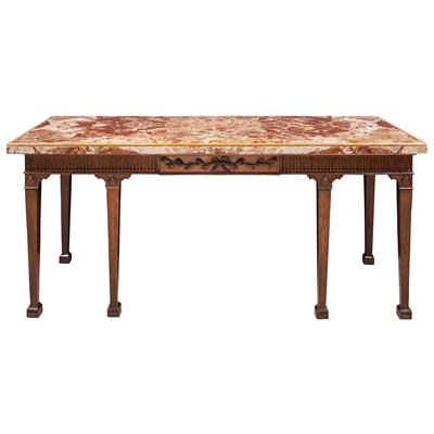 Lot 623 - George III Mahogany Sideboard Table The...