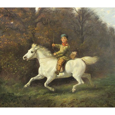 Lot 100 - Attributed to Christian Morgenstern A Boy...