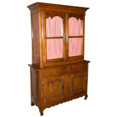 Lot 427 - French Provincial Fruitwood Buffet en Deux...