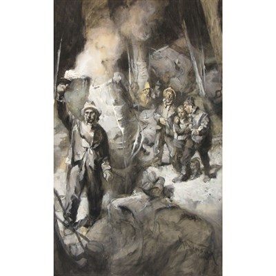 Lot 77 - Henry Reuterdahl American, 1871-1925 Rescued!...