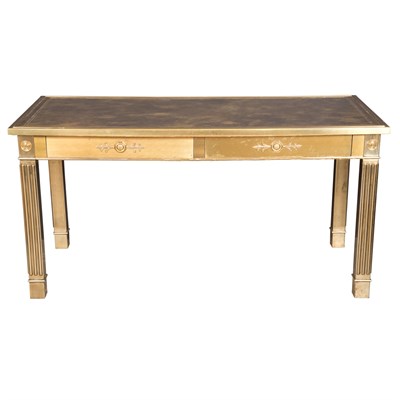 Lot 424 - Regency Style Bronze Mounted Writing Table...