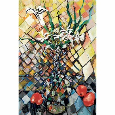 Lot 96 - Philip Evergood American, 1901-1973 Vase and...