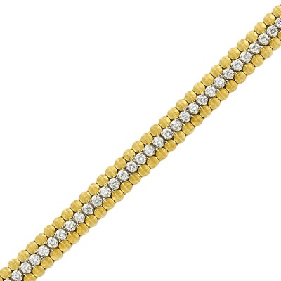 Lot 222 - Gold and Diamond Bracelet, Van Cleef & Arpels