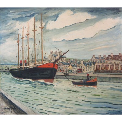 Lot 52 - Elisee Maclet French, 1881-1962 Le Pollet...