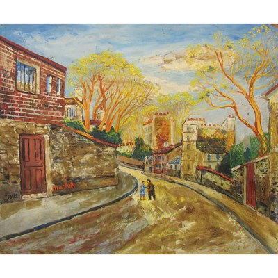Lot 53 - Elisee Maclet French, 1881-1962 Rue de...