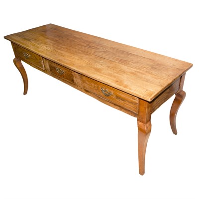Lot 237 - Pine Farm Table Height 30 1/2 inches, width 6...