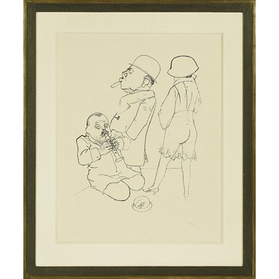 Lot 95 - George Grosz VERSTIMMTE FLOTE (D. E 84)...