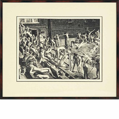 Lot 236 - Robert Riggs (1896-1970) THE POOL (BASSHAM 33)...