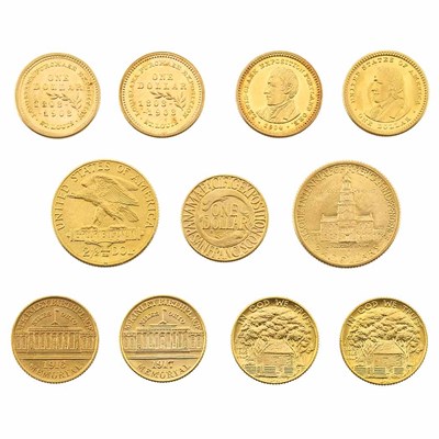 Lot 1210 - United States Commemorative Gold Coins Set of...