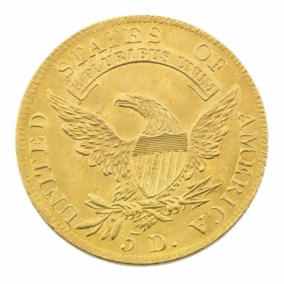 Lot 1201 - United States 1807 $5 Capped Bust Breen-6453...