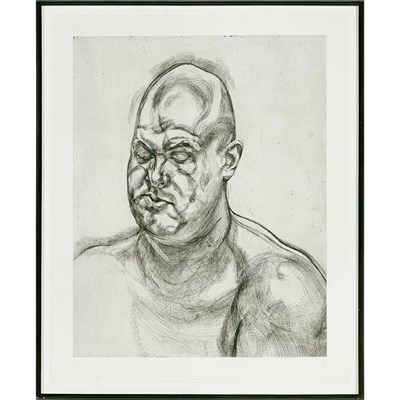 Lot 72 - Lucian Freud (1922-2011) LARGE HEAD (HARTLEY...