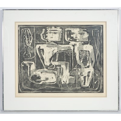 Lot 130 - Louise Nevelson THE KING AND QUEEN (BARO 11)...