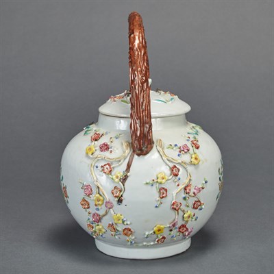 Lot 180 - Chinese Export Porcelain Famille Rose Teapot...