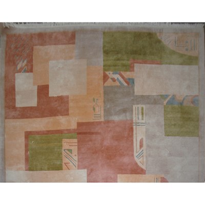 Lot 537 - Tibetan Carpet Nepal, contemporary Having a...