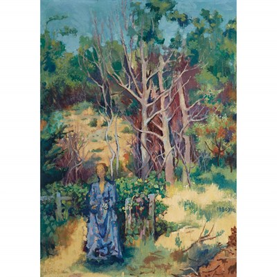 Lot 114 - Moses Soyer American, 1889-1974 In the Morning,...