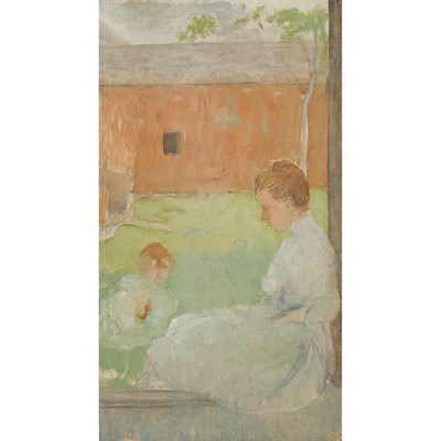 Lot 72 - Julian Alden Weir American, 1852-1919 Mother...