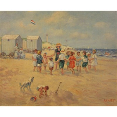 Lot 15 - Andre Chalet French, b. 1946 Ring Around the...