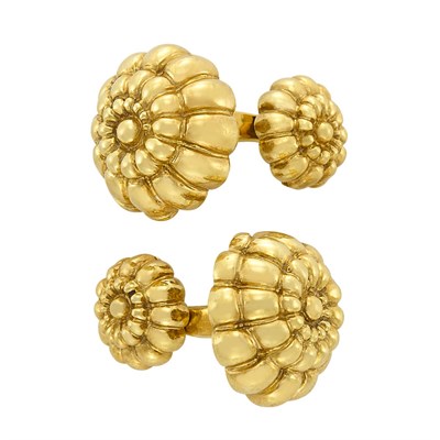 Lot 70 - Pair of Gold Cufflinks, David Webb