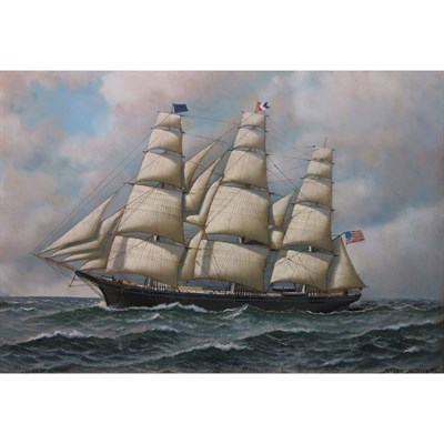 Lot 36 - Antonio Jacobsen American/Danish, 1850-1921...