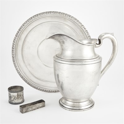 Lot 351 - Group of Sterling Silver Table Articles...