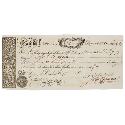 Lot 1164 - Boston Massachusetts Certificate of Exchange...