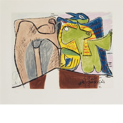 Lot 62 - Le Corbusier (1887-1965) JE REVAIS Color...