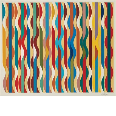 Lot 179 - Yaacov Agam (b. 1928) COMPOSITION Color...