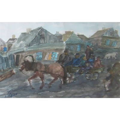 Lot 15 - Moshe Bernstein Polish/Israeli, 1920-2006...