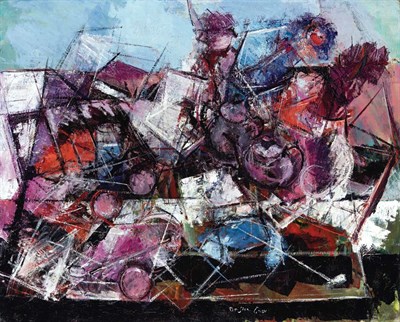 Lot 14 - Bension Enav American, 20th century Still Life...