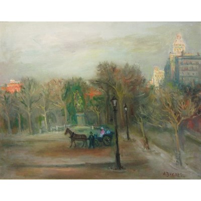 Lot 92 - Jacques Zucker American, 1900-1981 Carriages...