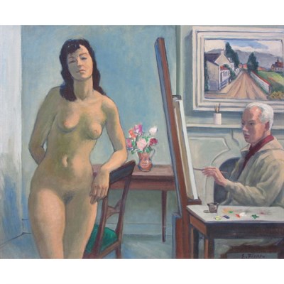 Lot 33 - Ernest Fiene American, 1894-1965 Artist and...