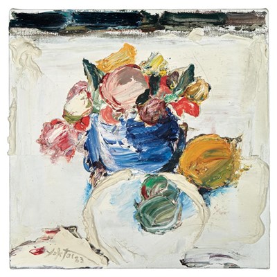 Lot 39 - Manoucher Yektai Iranian, b. 1922 Blue Vase,...