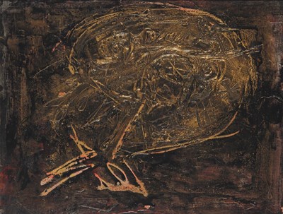 Lot 179 - Igael Tumarkin Israeli, b. 1933 Untitled Oil...