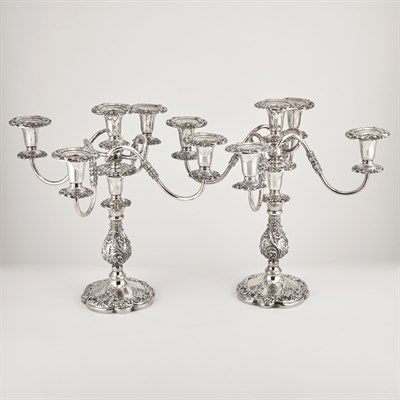 Lot 417 - Group of Four Silver Plated Table Articles...