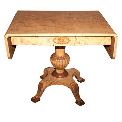 Lot 271 - Biedermeier Style Maple Sofa Table Height 30...