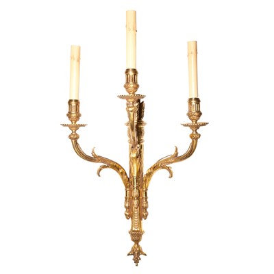 Lot 129 - Pair of Neoclassical Style Gilt-Bronze...