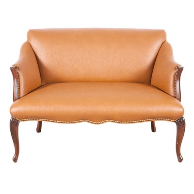 Lot 140 - Georgian Style Leather Upholstered Mahogany...